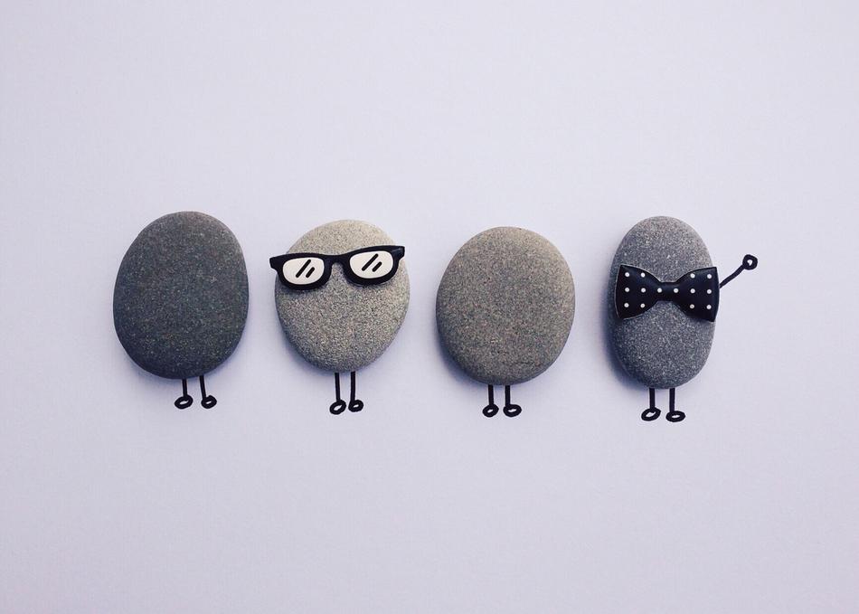 pebble decoration