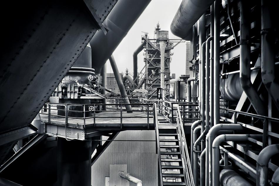 delightful Architecture Steel Mill Factory