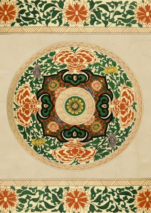 background vintage mandala drawing