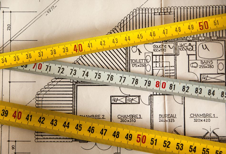 plan and tape-measure