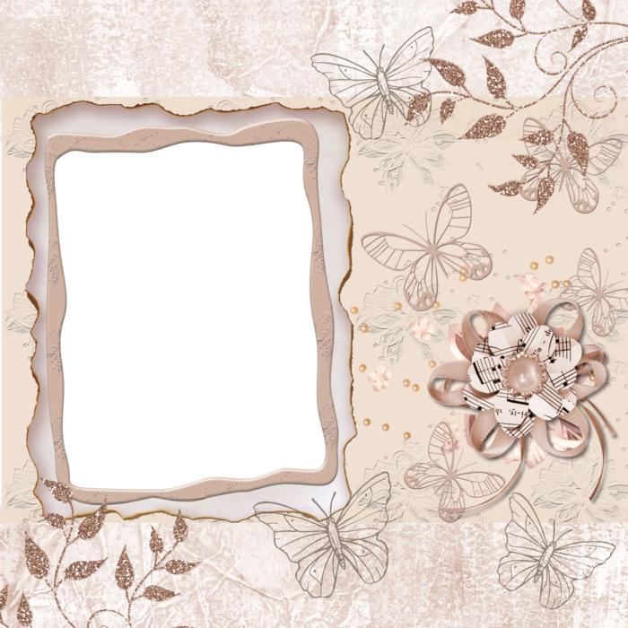 background old butterfly scrapbook drawing