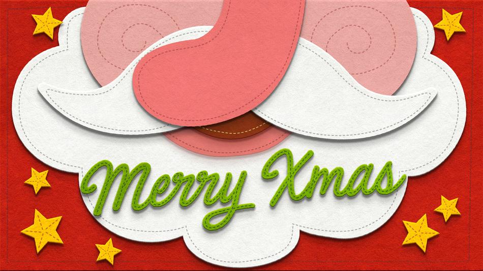 felt craft Merry Christmas