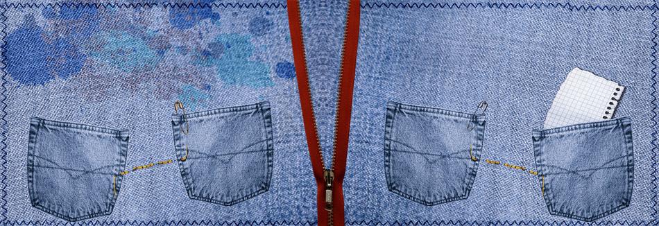 background jeans as a banner