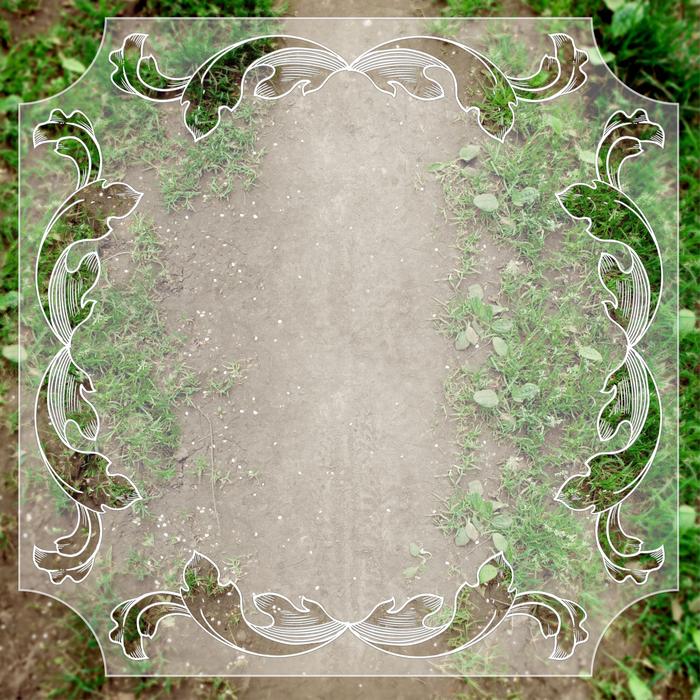vintage background with ivy
