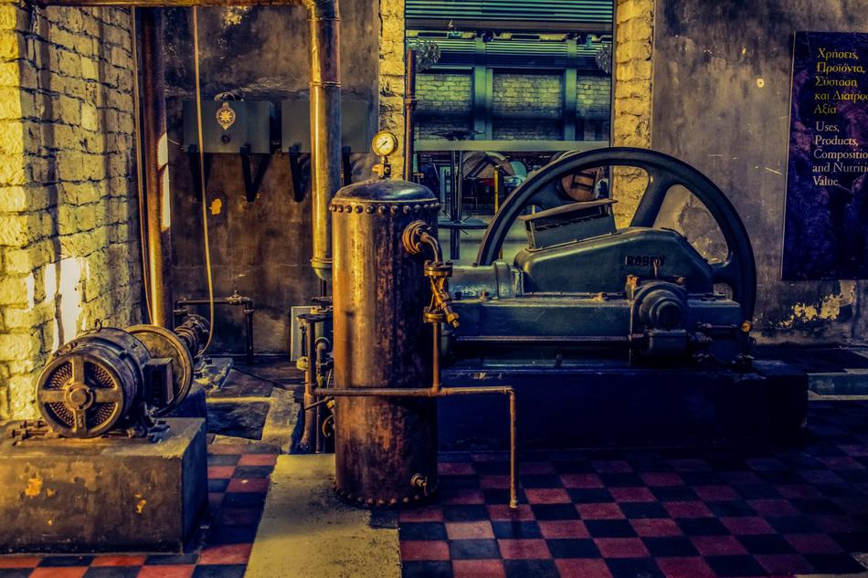 old Carob Mill in Museum in Cyprus