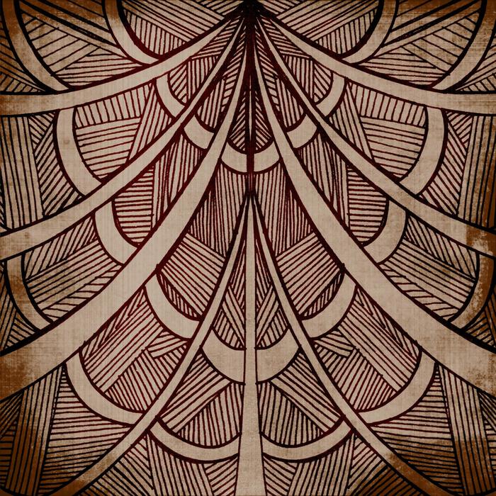 Beautiful, vintage, brown and black background with patterns