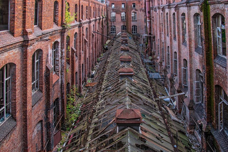 abandoned industrial plant in Hamburg