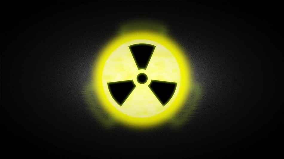 radioactive graphic as background