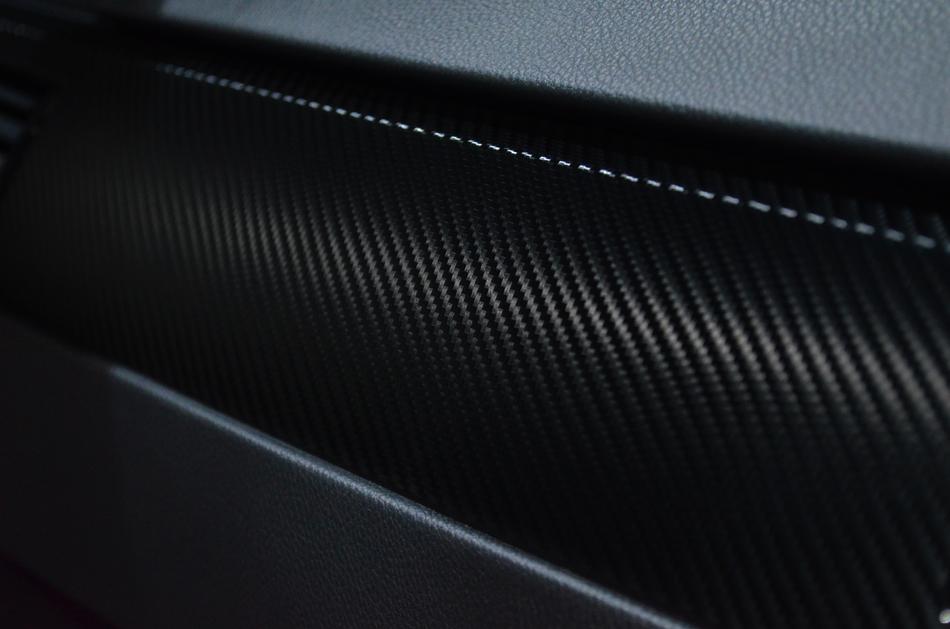 black plastic in a car