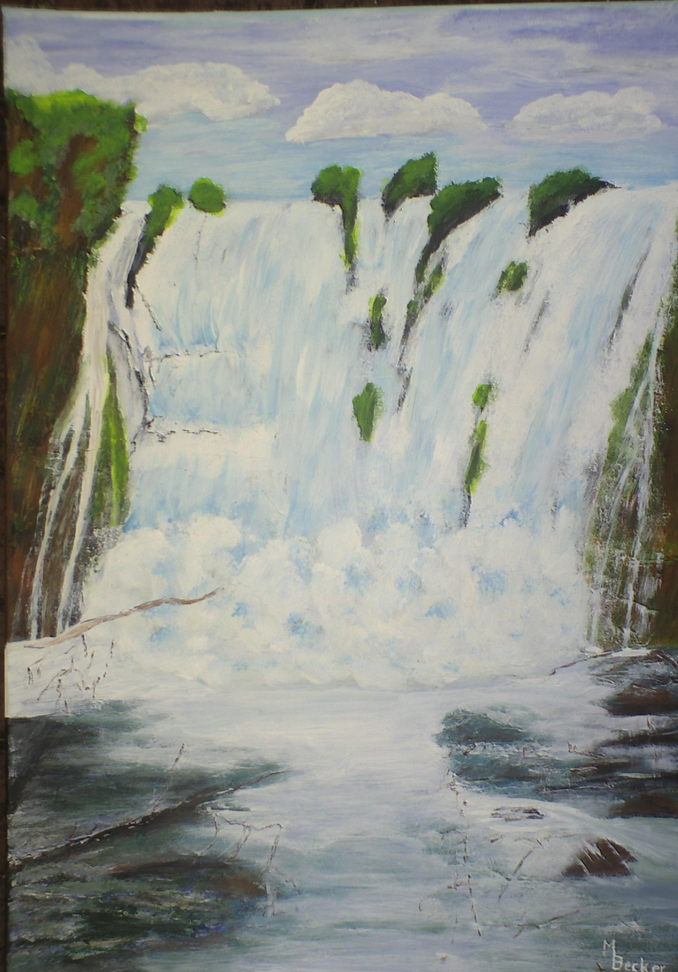 Картины с потоками вод