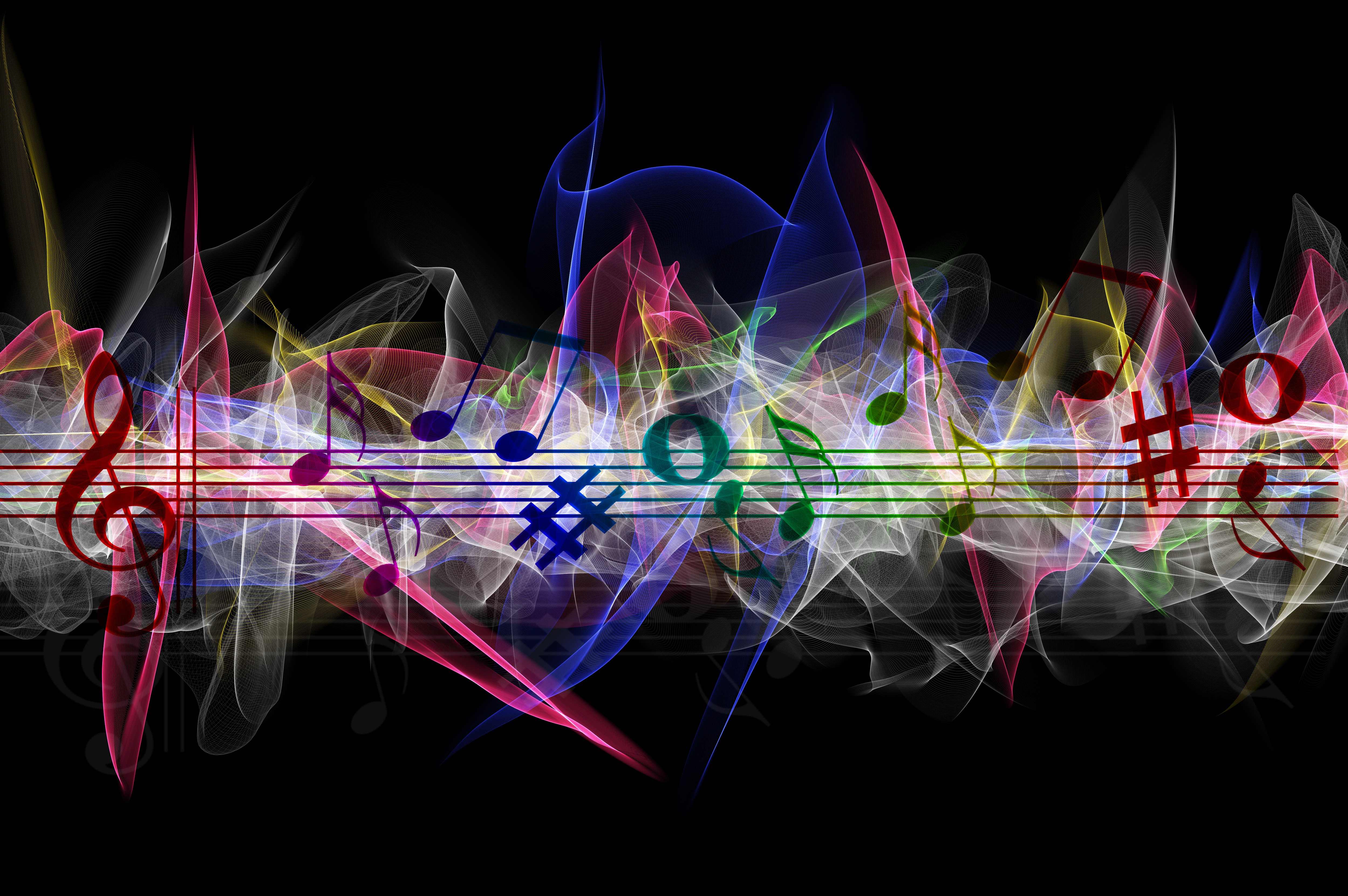 Music particles free image