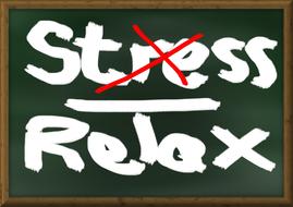 stress relax board text