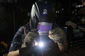 Worker Welding man