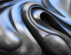 metallic shiny alloy
