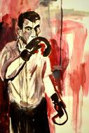 Boxer Sport man drawing