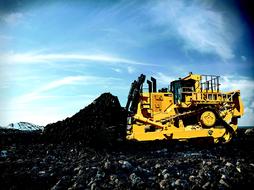 Cat Dozer D11 yellow