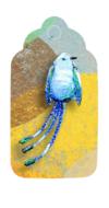 bird tag scrapbooking element drawing