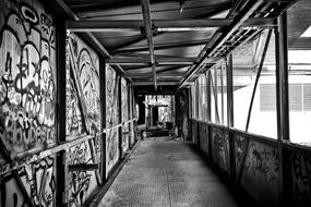Lost Places Rooms monochrome