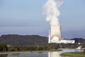 pipes of nuclear power plant