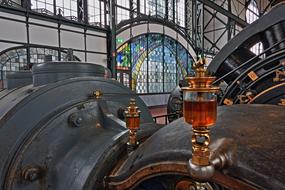 old time oil pump, Germany, Dortmund