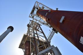 Factory Stacks Industry and sky