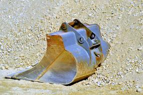 old Bucket Blade Excavators