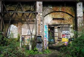 old Rooms Abandoned ruin
