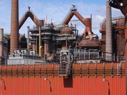 industrial monument in corrosion
