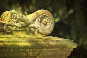 old Tombstone detail close up