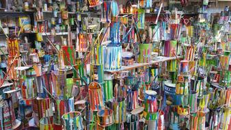 buckets of paints