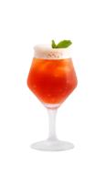 cherry beer in a glass