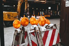 Accident road signs in City