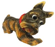 wooden figure of a dog