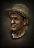 Farmer Man Agriculture drawing