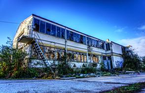 Shipyard Hall ruins building building