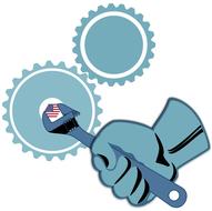 labor day work gears drawing