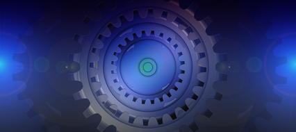 gears technology blue banner