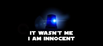 blue light it wasn't me i am innocent