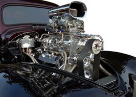 supercharged Car Engine