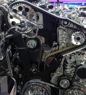 mechanical parts in car engine