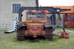 rusty tractor