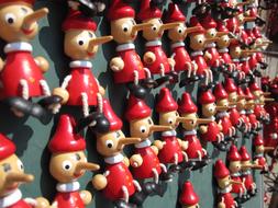 Pinocchio Figures Wood