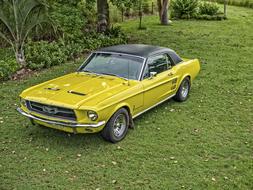 Mustang Ford yellow