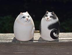 Ceramic Cats Handmade decoration