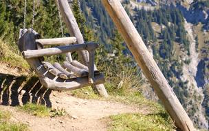 Swing Sit Wood rest