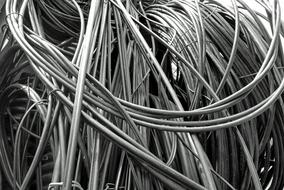 Wire Cables grey