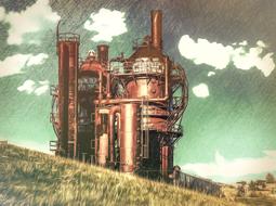 Union Gasworks drawing