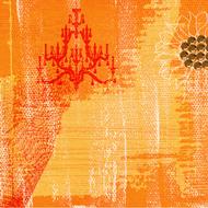 background worked orange yellow texture