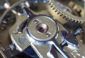 Clock gears in macro