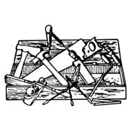 toolbox hammer drawing